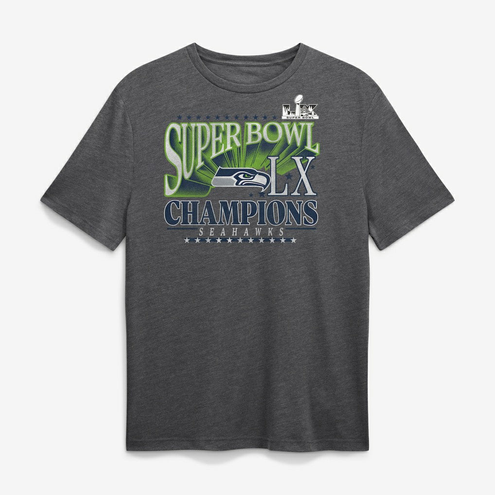 Seattle Seahawks Super Bowl LX Champions Top Dogs Tri-Blend T-Shirt | NFL Online