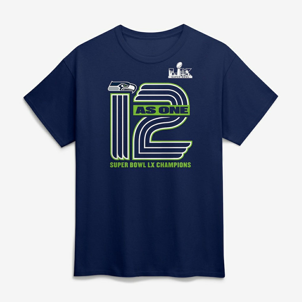 Seattle Seahawks Super Bowl LX Champions Hometown On Top T-Shirt | NFL Outlet