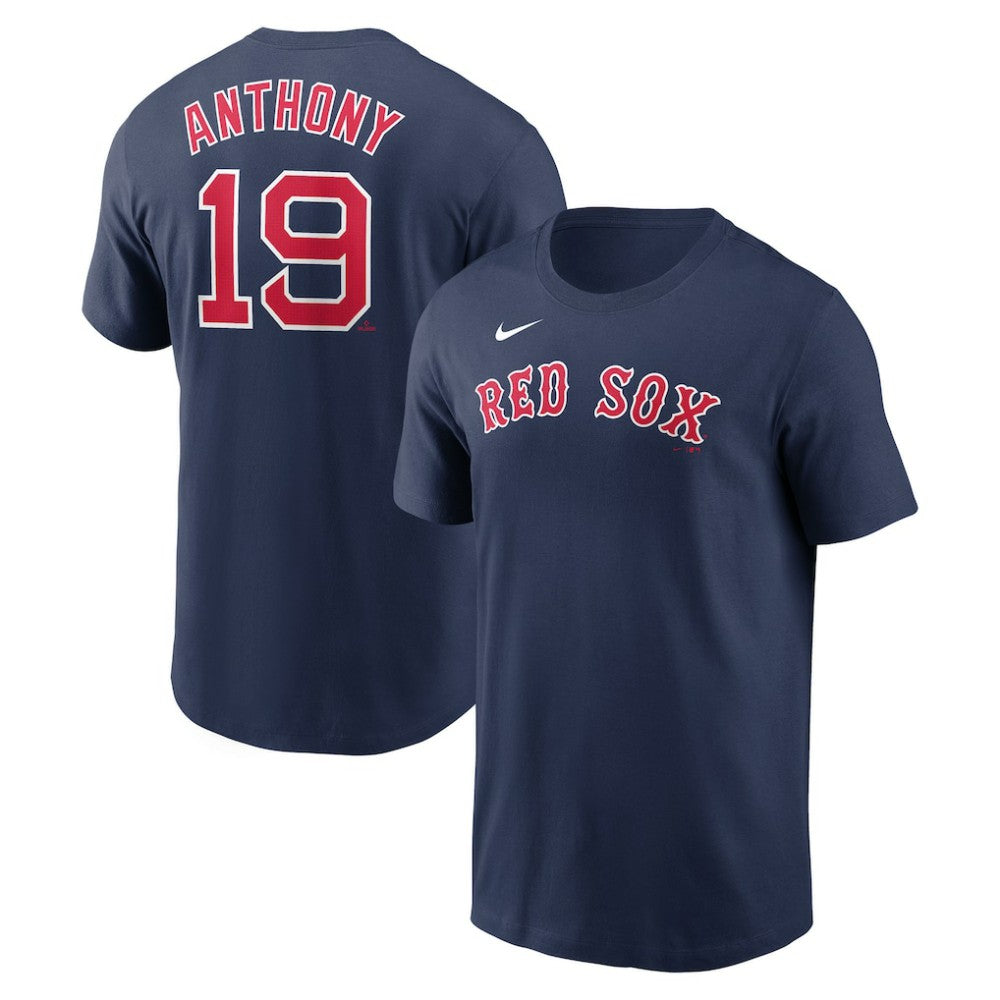 Roman Anthony Boston Red Sox Nike  Fuse Name & Number T-Shirt – Navy - MLB T-shirts