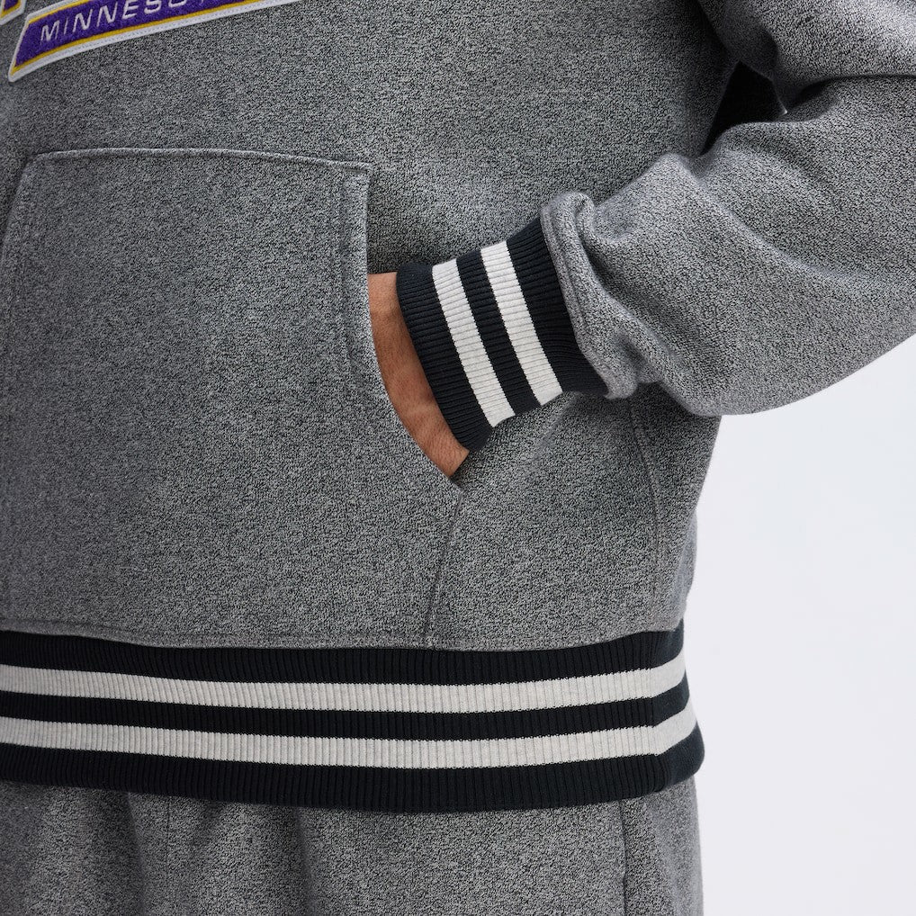 Minnesota Vikings IconicFleece Tipped Hoodie | NFL Outlet