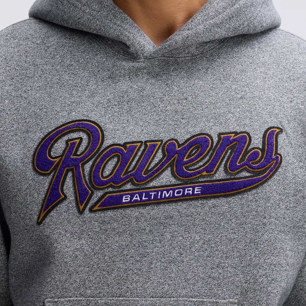 Baltimore Ravens IconicFleece Tipped Hoodie | NFL On sale