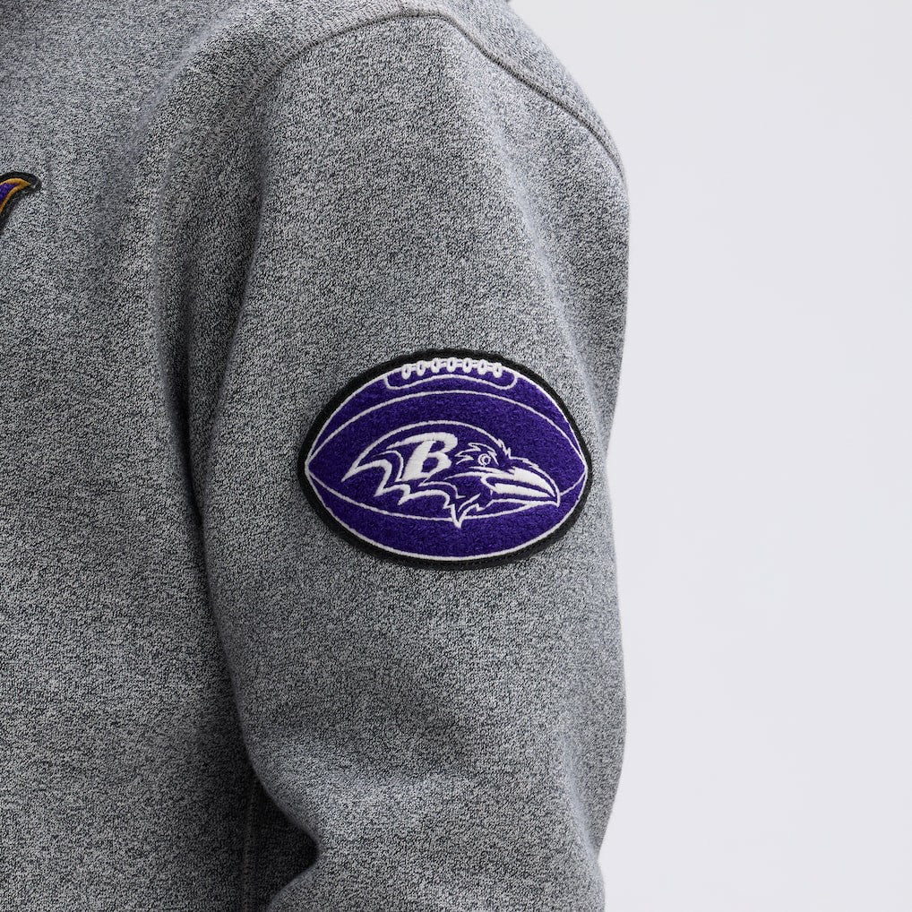 Baltimore Ravens IconicFleece Tipped Hoodie | NFL On sale