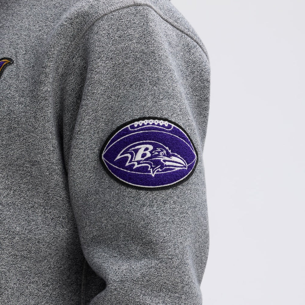 Baltimore Ravens IconicFleece Tipped Hoodie | NFL On sale