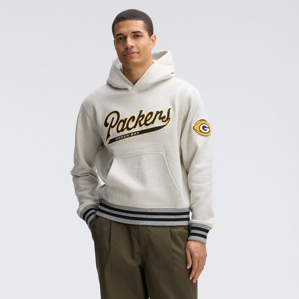 Green Bay Packers IconicFleece Tipped Hoodie | NFL Hot
