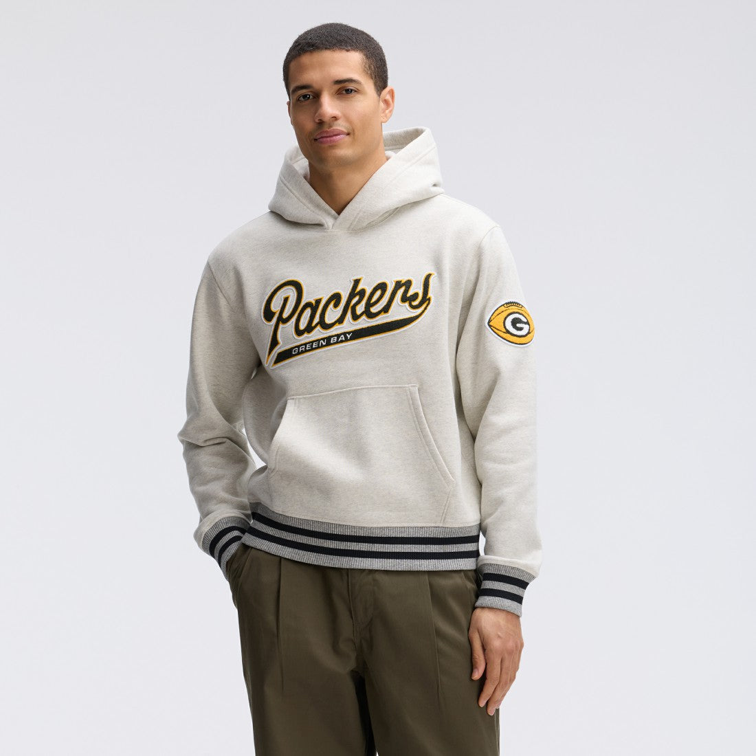Green Bay Packers IconicFleece Tipped Hoodie | NFL Hot