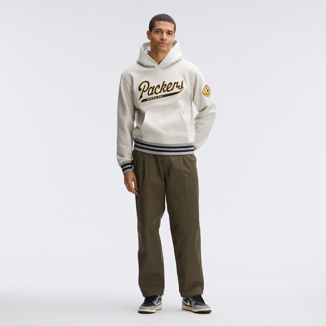Green Bay Packers IconicFleece Tipped Hoodie | NFL Hot