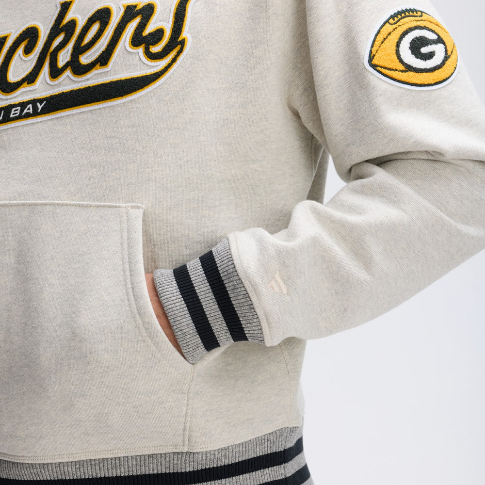 Green Bay Packers IconicFleece Tipped Hoodie | NFL Hot