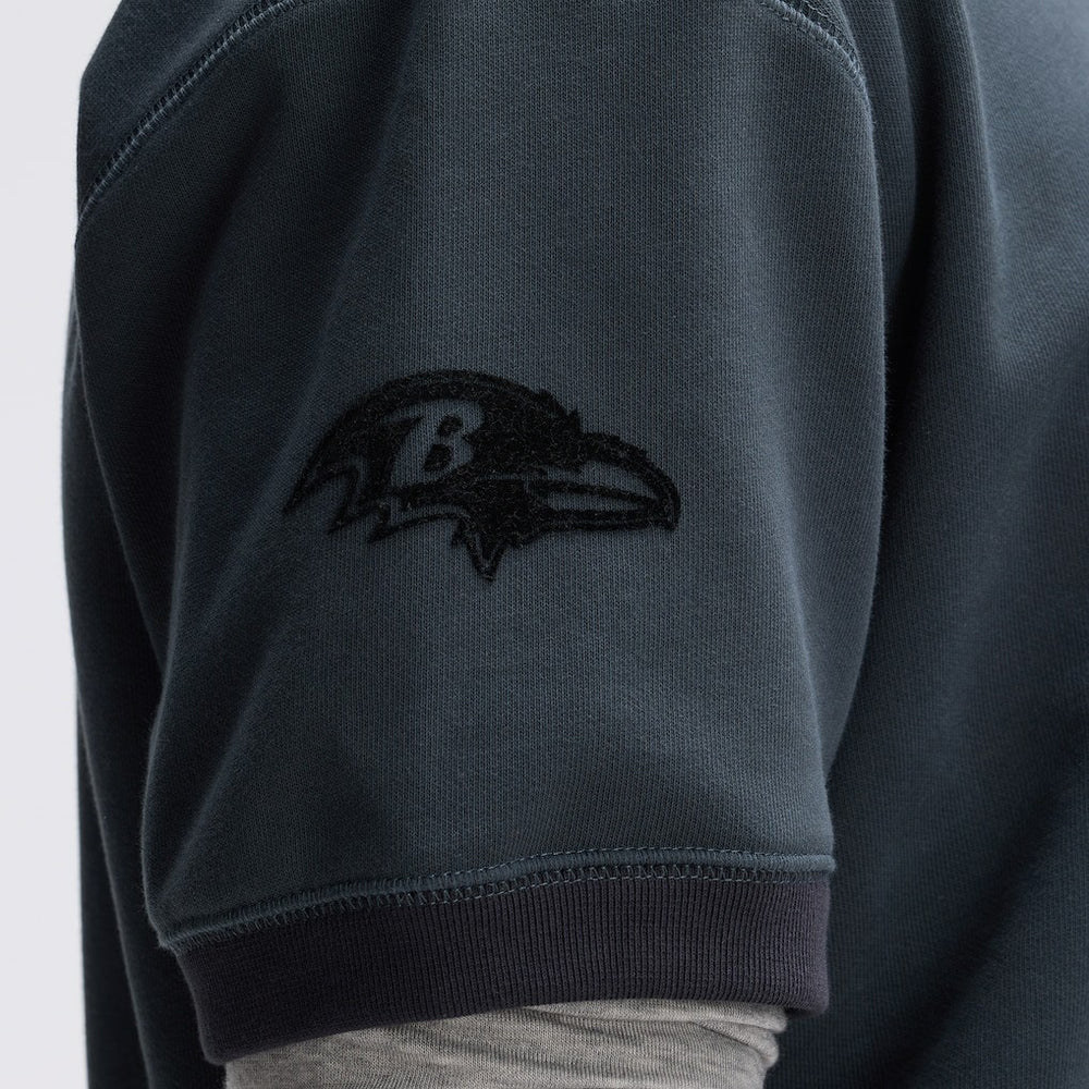 Baltimore Ravens IconicFleece Short Sleeve Sweatshirt | NFL Hot
