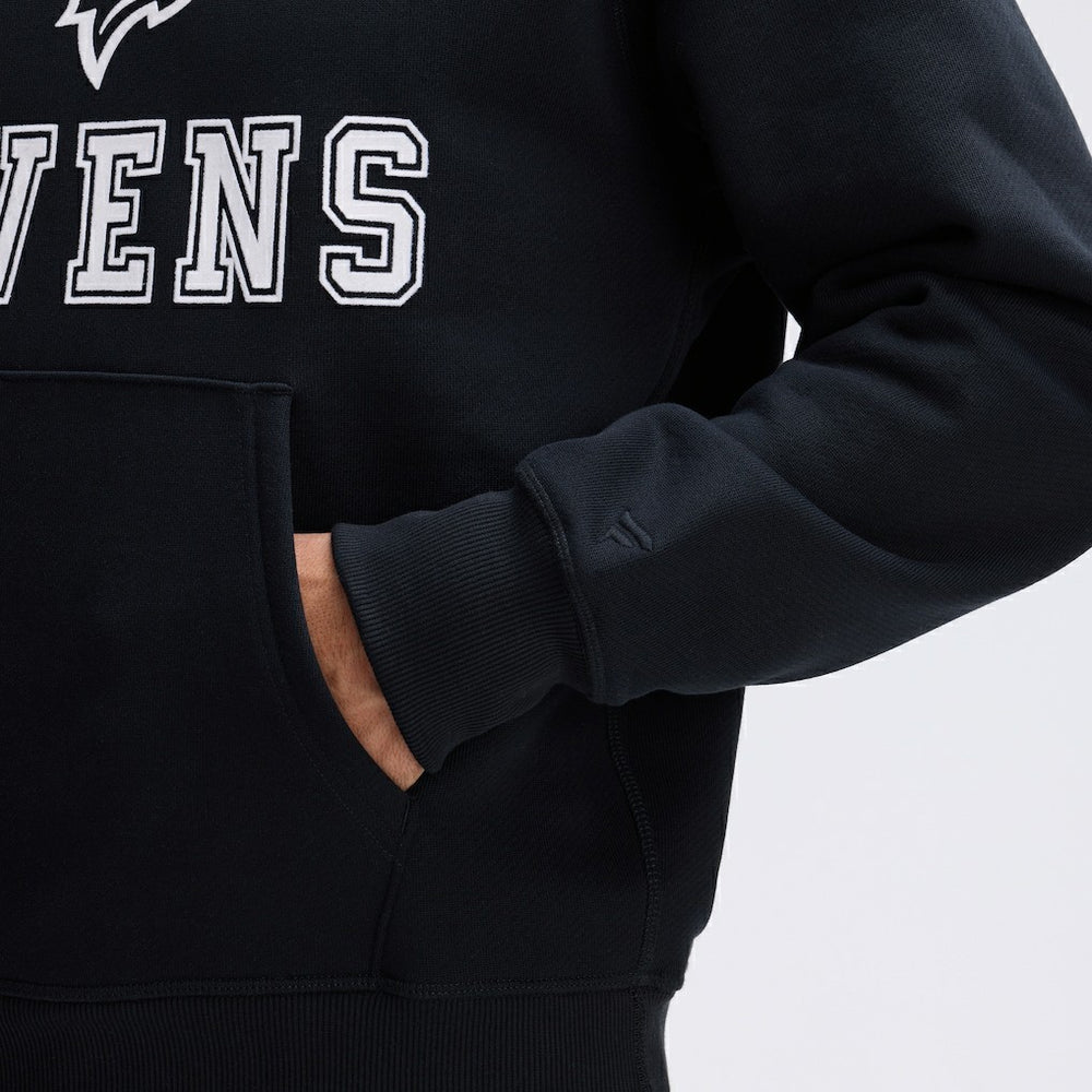 Baltimore Ravens IconicFleece Flocked Hoodie | NFL Outlet