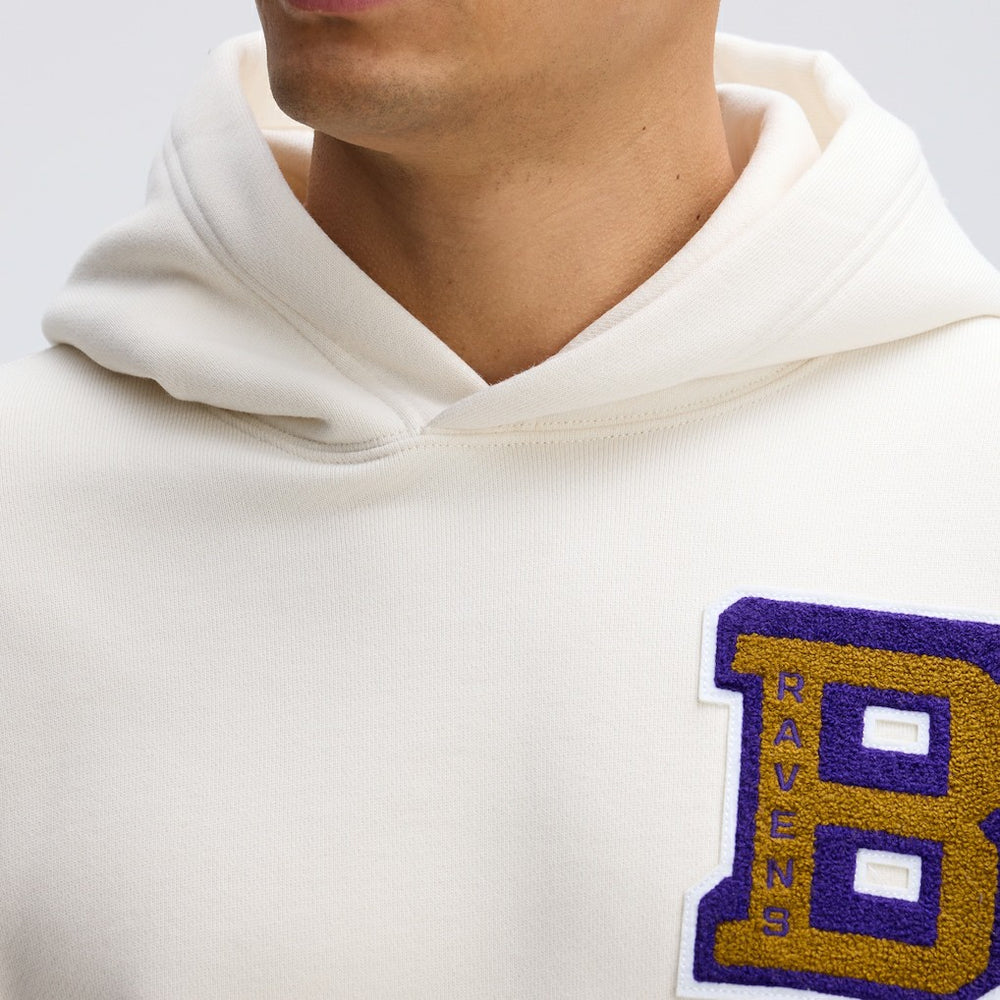 Baltimore Ravens IconicFleece Letterman Hoodie | NFL Outlet