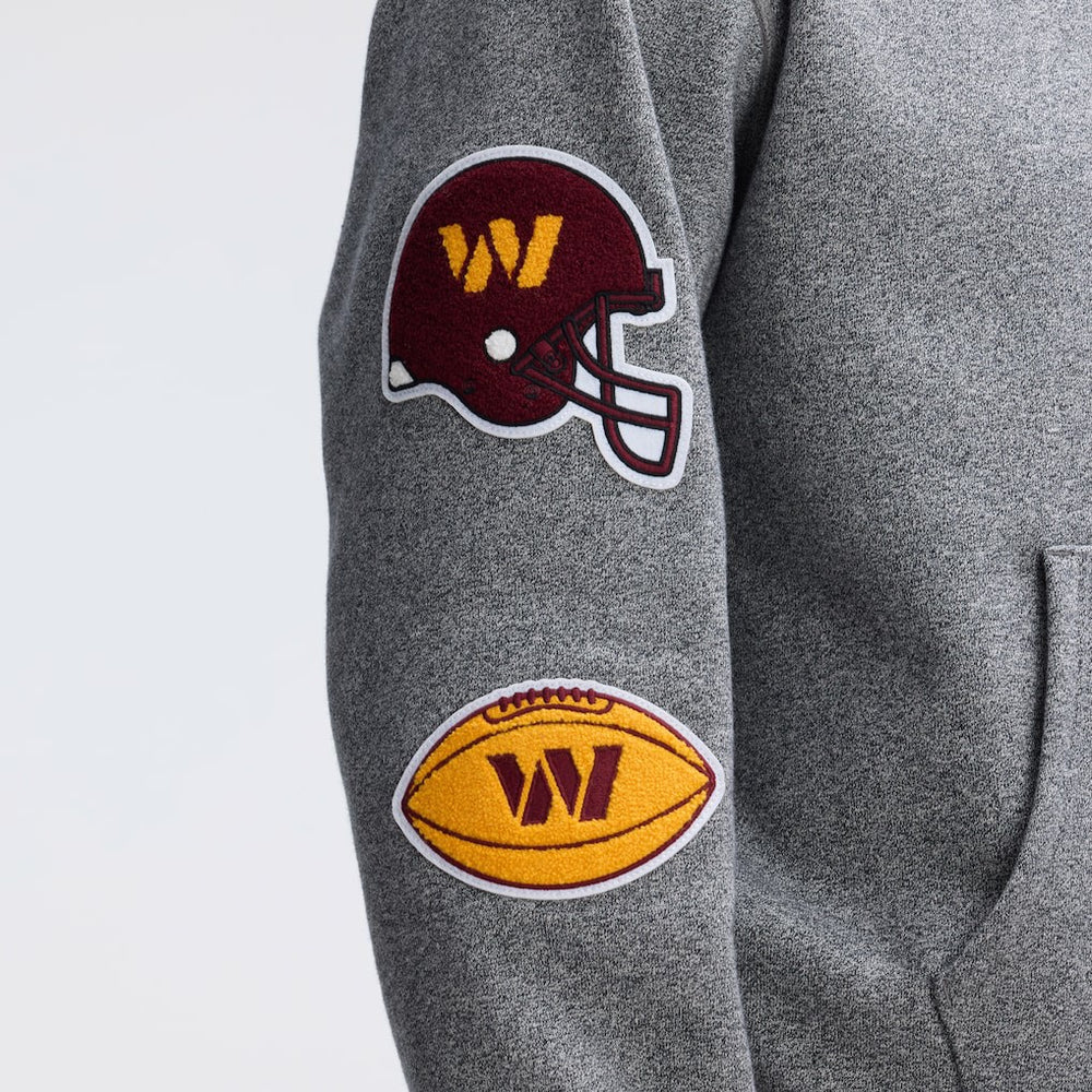 Washington Commanders IconicFleece Letterman Hoodie | NFL On sale
