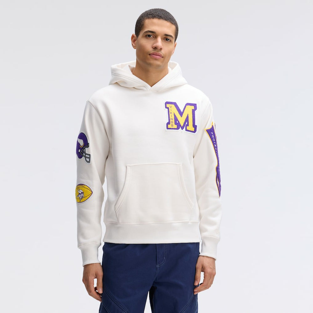 Minnesota Vikings IconicFleece Letterman Hoodie | NFL New