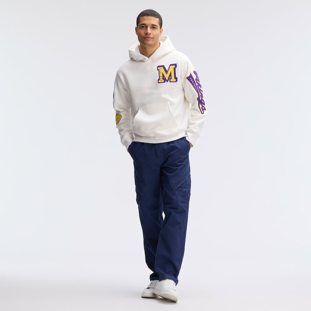 Minnesota Vikings IconicFleece Letterman Hoodie | NFL New