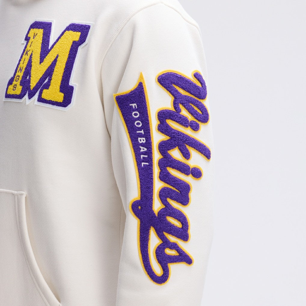Minnesota Vikings IconicFleece Letterman Hoodie | NFL New