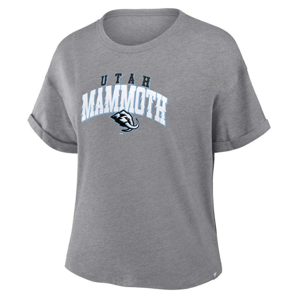 Utah Mammoth Fanatics Women's Tribute Tri-Blend Boxy T-Shirt -  NHL T-shirts