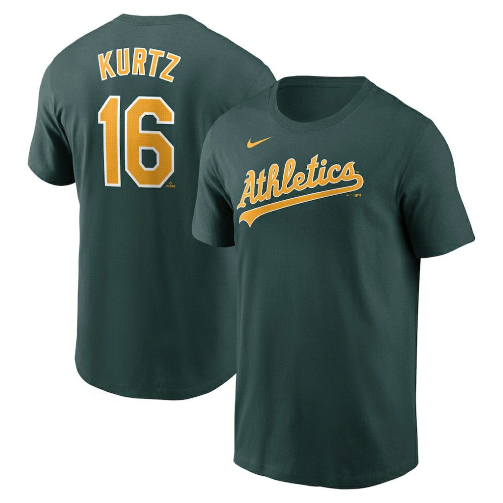 Nick Kurtz Athletics Nike Fuse Name & Number T-Shirt - MLB T-shirts