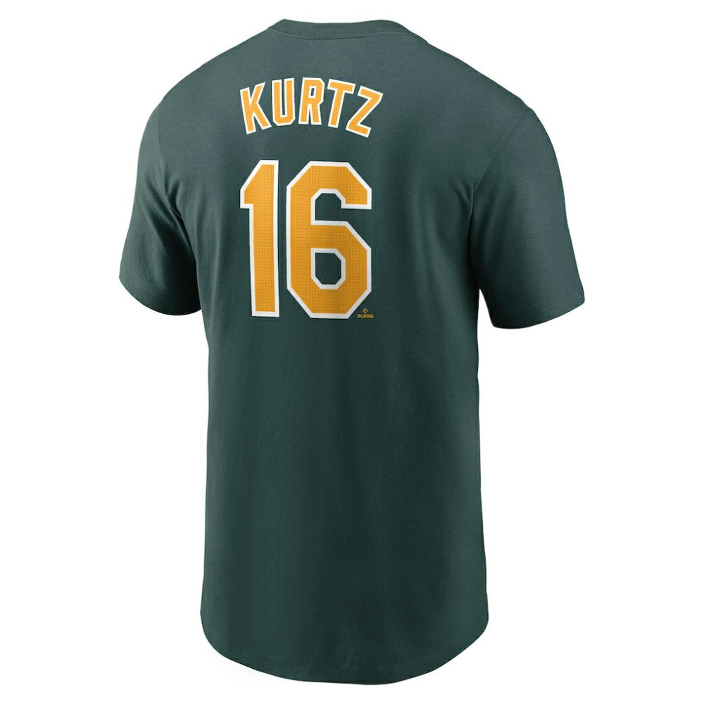 Nick Kurtz Athletics Nike Fuse Name & Number T-Shirt - MLB T-shirts