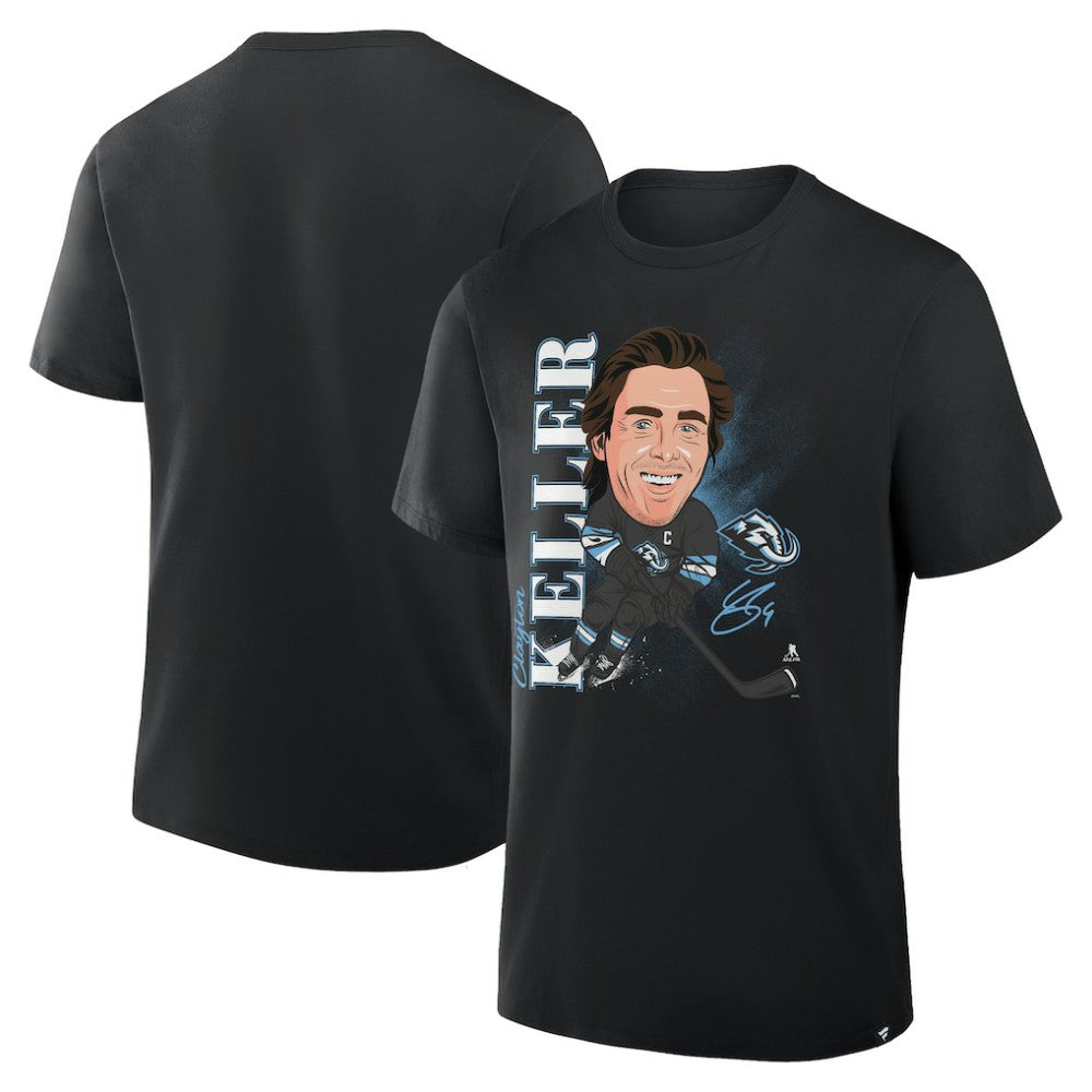 Clayton Keller Utah Mammoth Fanatics Caricature Player T-Shirt -  NHL T-shirts