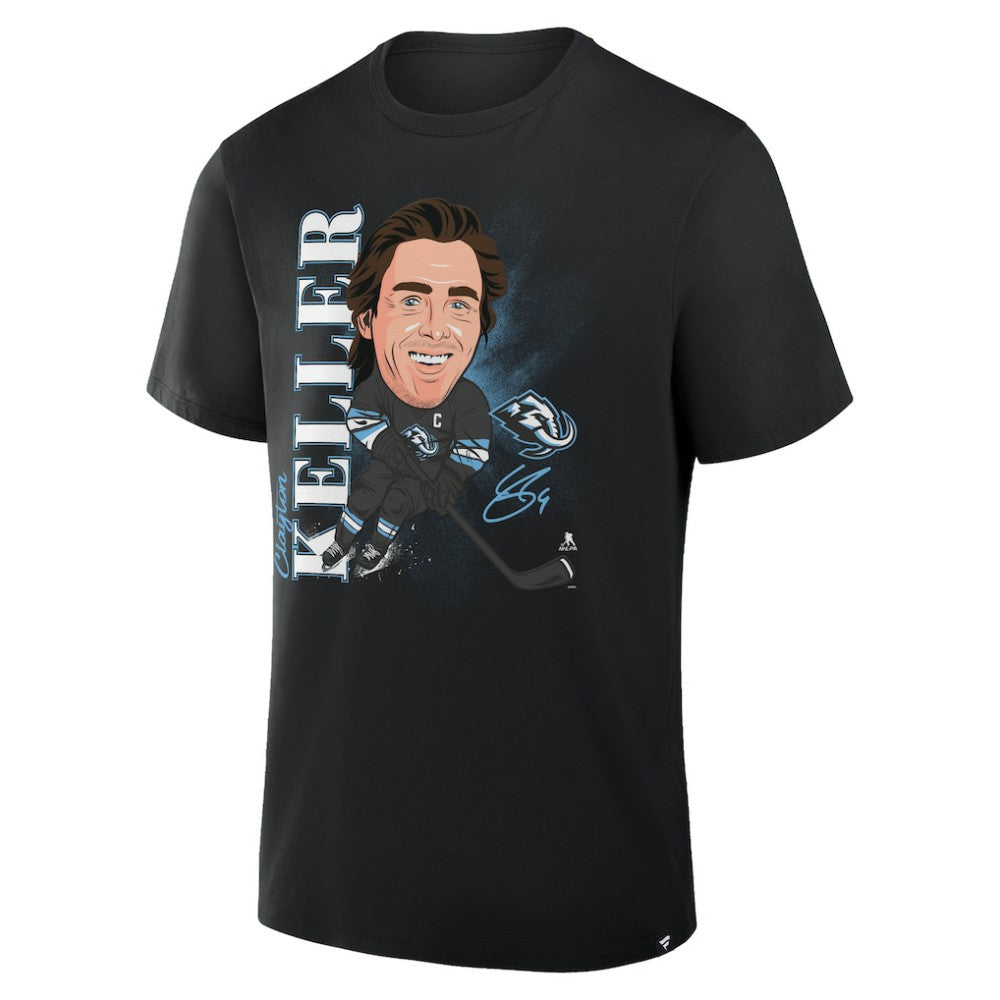 Clayton Keller Utah Mammoth Fanatics Caricature Player T-Shirt -  NHL T-shirts