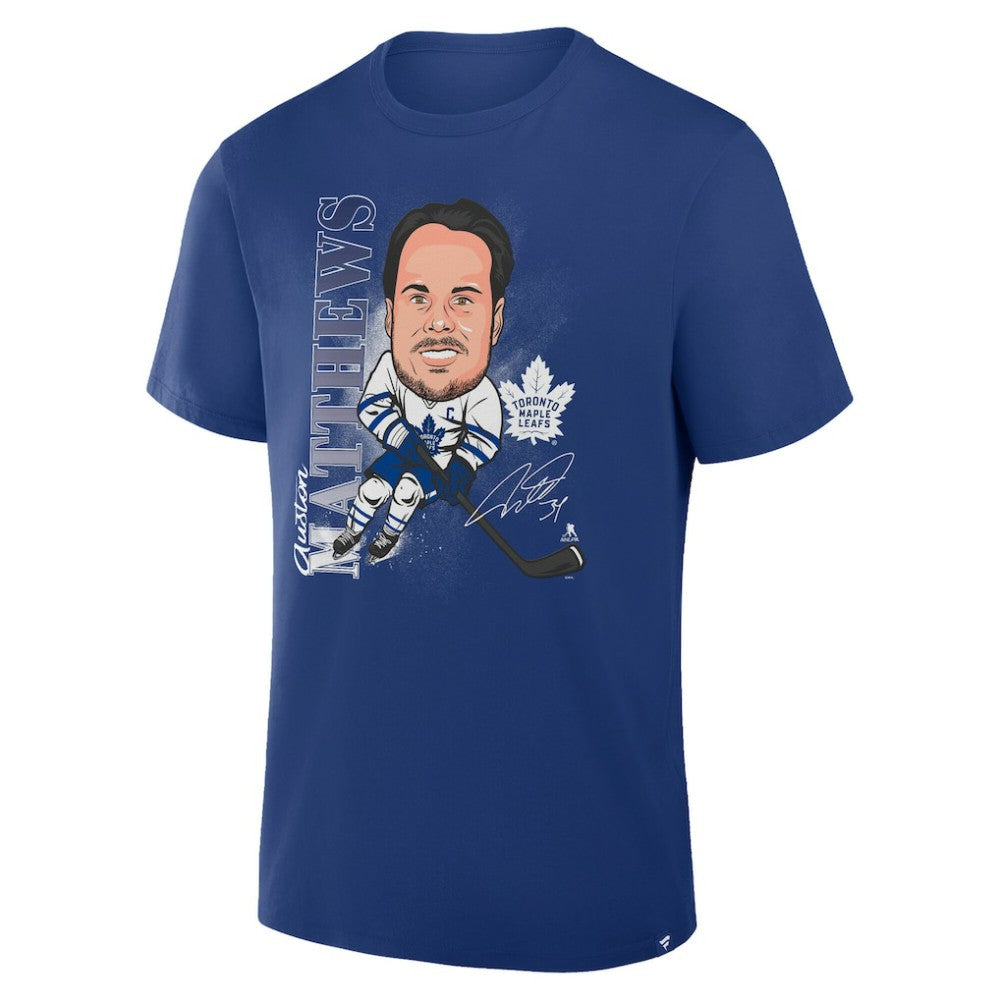 Auston Matthews Toronto Maple Leafs Fanatics Caricature Player T-Shirt -  NHL T-shirts
