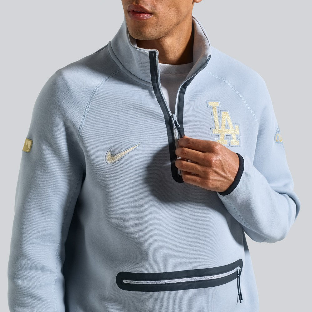 Los Angeles Dodgers Nike 2026 Gold Collection Tech Fleece Half-Zip Pullover - MLB Pullover