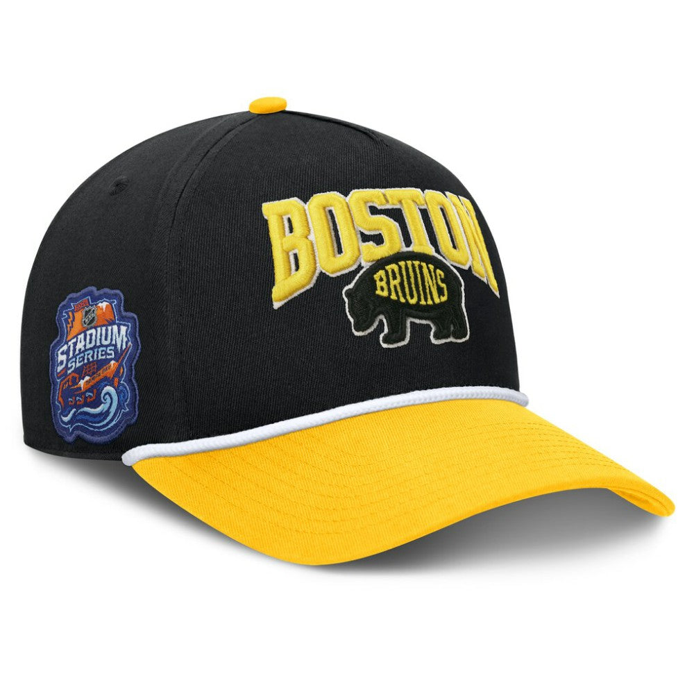 Boston Bruins Fanatics 2026 NHL Stadium Series Authentic Pro A-Frame Adjustable Hat -  NHL Hats