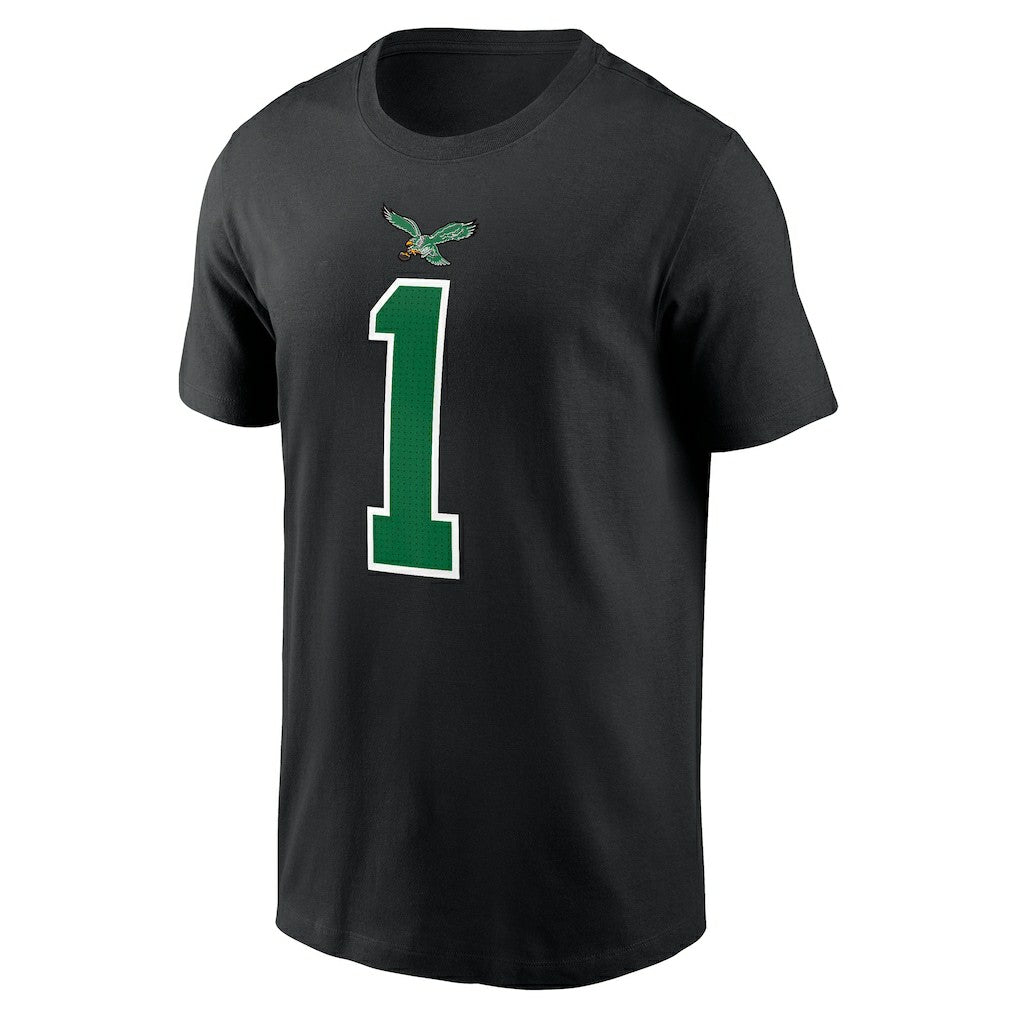 Philadelphia Eagles Jalen Hurts  Player Name & Number T-Shirt | NFL Hot