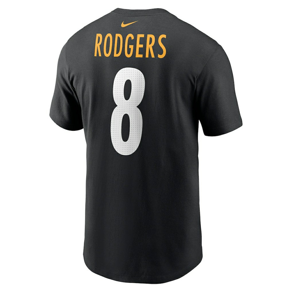 Pittsburgh Steelers Aaron Rodgers  Name & Number T-Shirt | NFL US