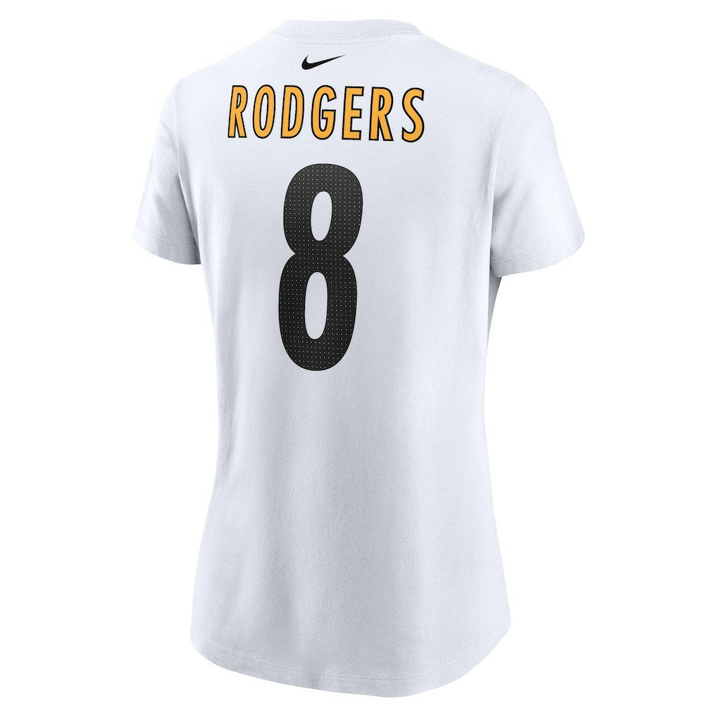 Pittsburgh Steelers Aaron Rodgers  Women's Name & Number T-Shirt | NFL Outlet