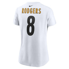 Pittsburgh Steelers Aaron Rodgers  Women's Name & Number T-Shirt | NFL Outlet