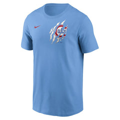 Chicago Cubs Nike Alt Pinstripe T-Shirt - MLB T-shirts
