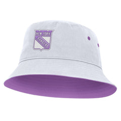 New York Rangers Fanatics Hockey Fights Cancer Bucket Hat -  NHL Hats