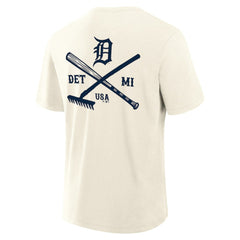 Detroit Tigers Fanatics Nostalgia Stadium Slub T-Shirt - MLB T-shirts