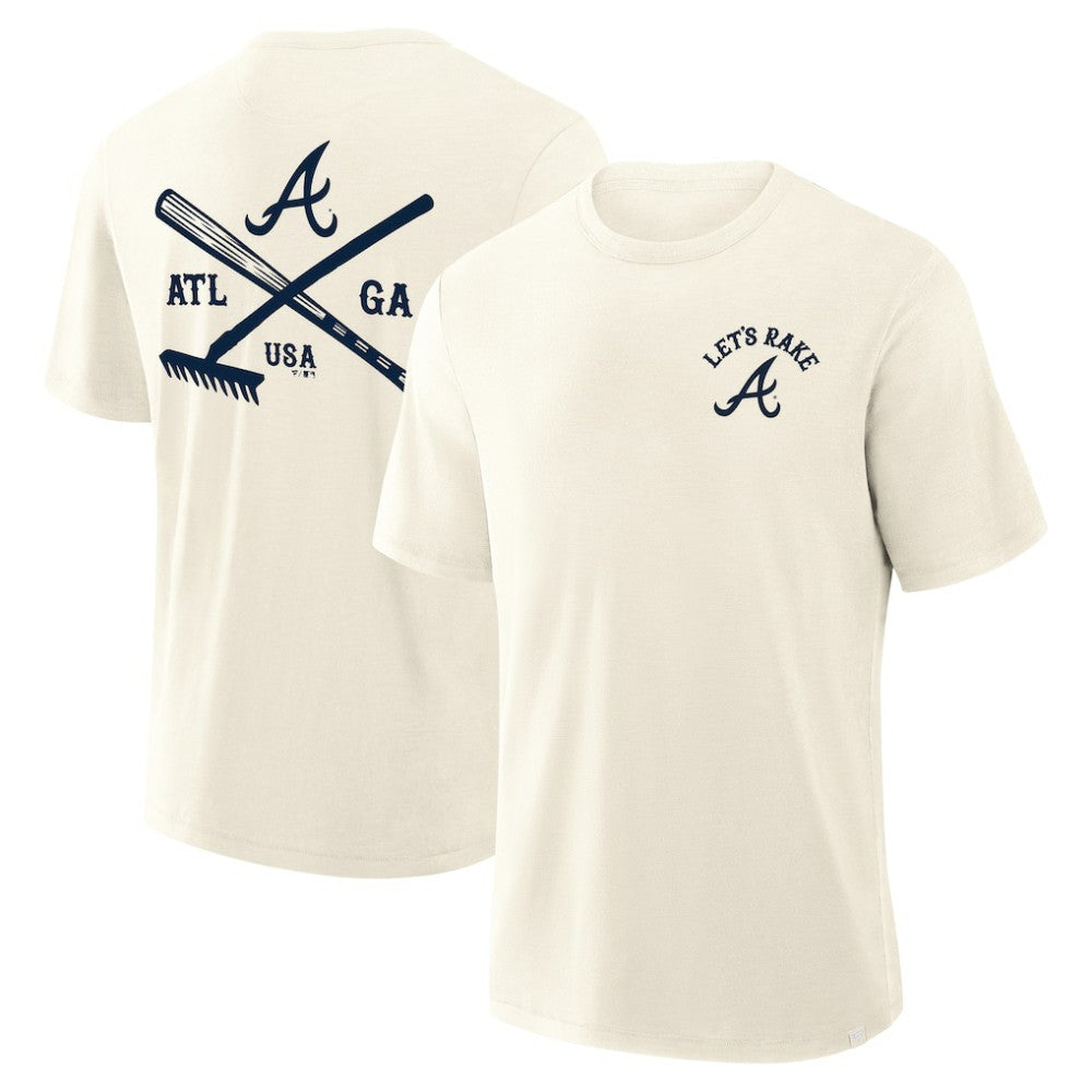Atlanta Braves Fanatics Nostalgia Stadium Slub T-Shirt - MLB T-shirts