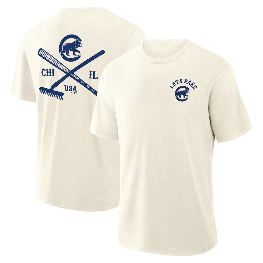 Chicago Cubs Fanatics Nostalgia Stadium Slub T-Shirt - MLB T-shirts