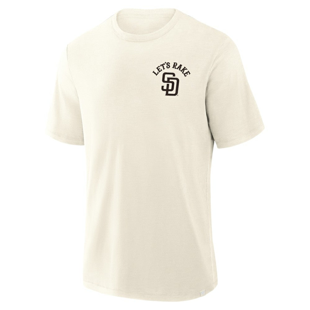 San Diego Padres Fanatics Nostalgia Stadium Slub T-Shirt - MLB T-shirts
