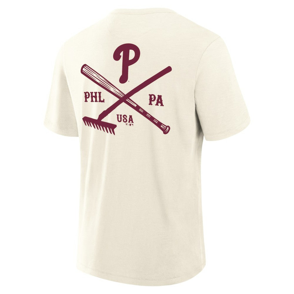 Philadelphia Phillies Fanatics Nostalgia Stadium Slub T-Shirt - MLB T-shirts
