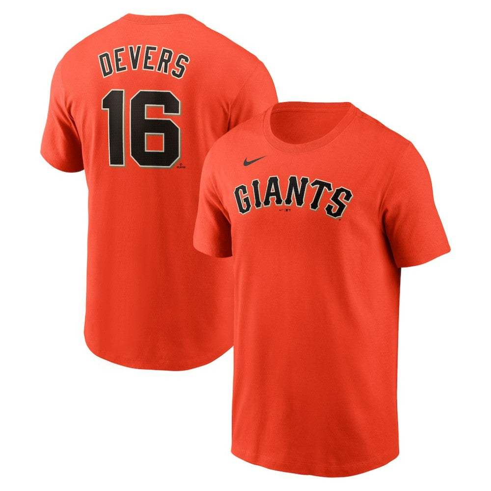 Rafael Devers San Francisco Giants Nike Name & Number T-Shirt - MLB T-shirts