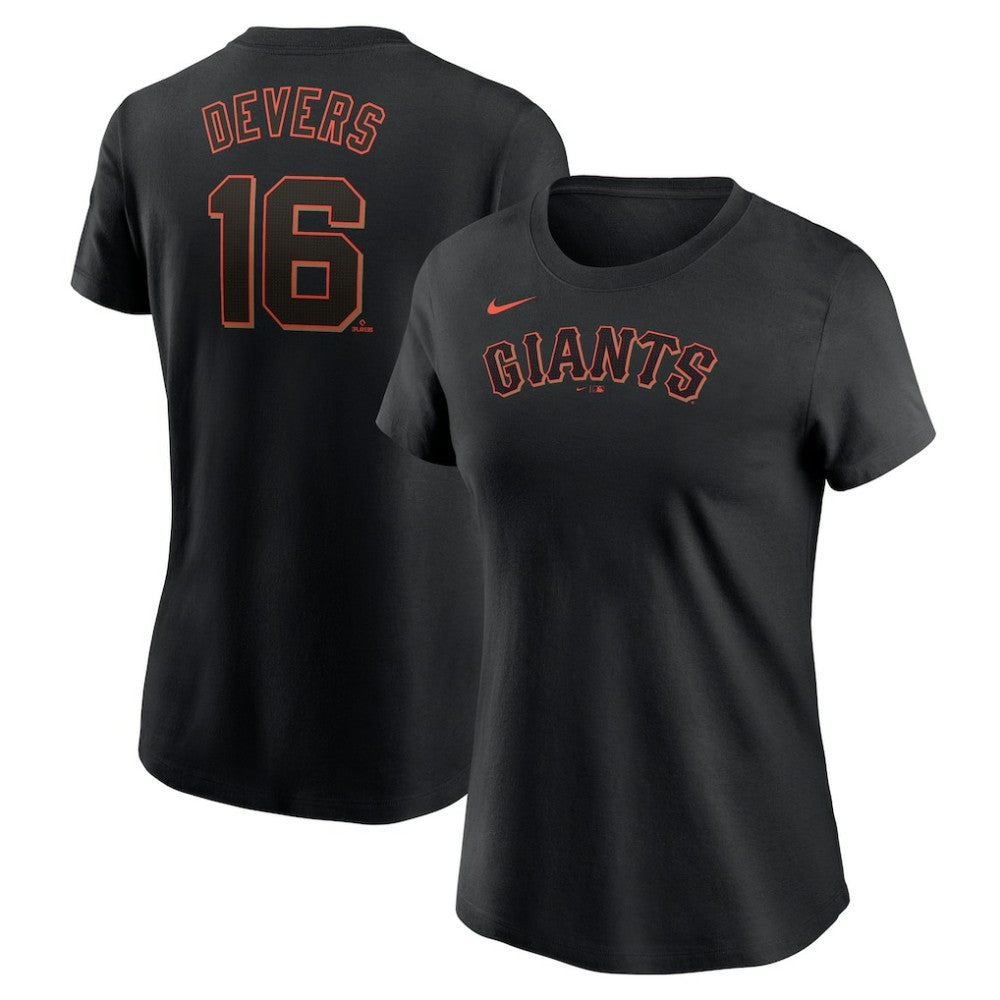 Rafael Devers San Francisco Giants Nike Women's Name & Number T-Shirt - MLB T-shirts