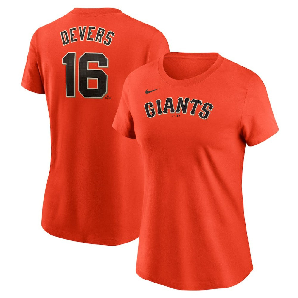 Rafael Devers San Francisco Giants Nike Women's Name & Number T-Shirt - MLB T-shirts
