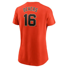 Rafael Devers San Francisco Giants Nike Women's Name & Number T-Shirt - MLB T-shirts