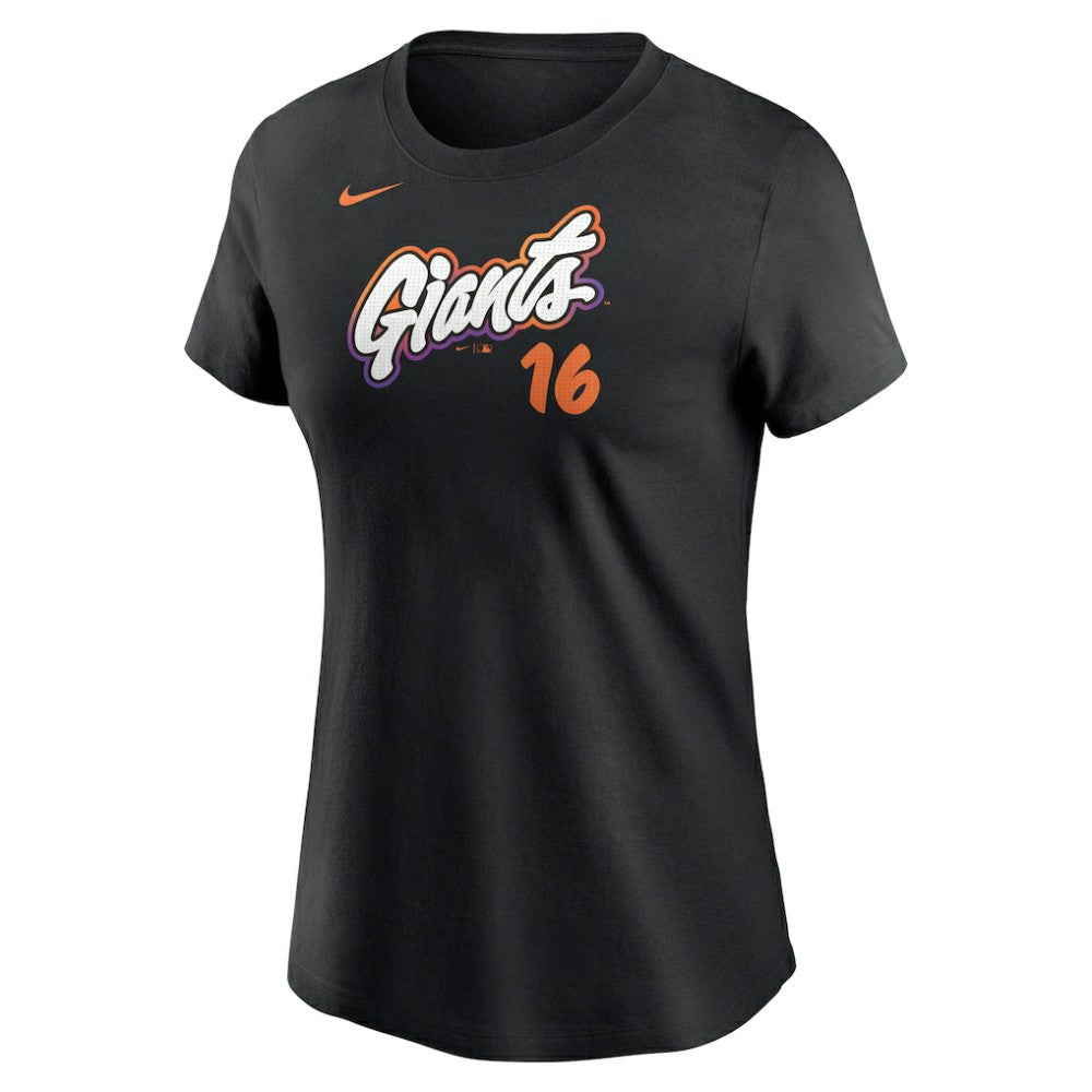Rafael Devers San Francisco Giants Nike Women's 2025 City Connect Fuse Name & Number T-Shirt - MLB T-shirts