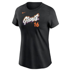 Rafael Devers San Francisco Giants Nike Women's 2025 City Connect Fuse Name & Number T-Shirt - MLB T-shirts