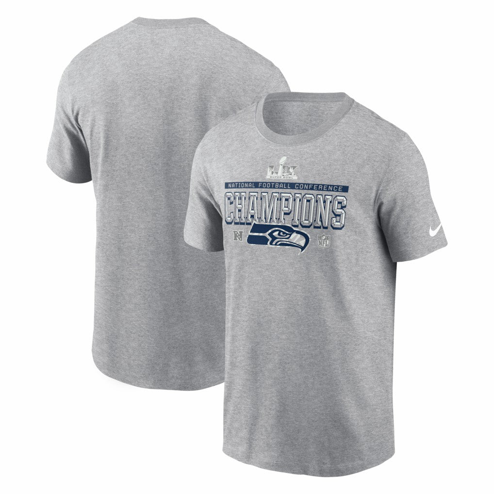 Seattle Seahawks 2025 NFC Champions Locker Room Trophy Collection T-Shirt | NFL US