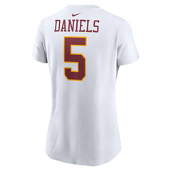 Washington Commanders Jayden Daniels  Women's Super Bowl Era Name & Number T-Shirt | NFL Near me