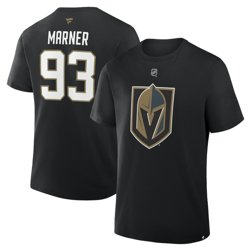 Mitch Marner Vegas Golden Knights Fanatics Authentic Stack Name & Number T-Shirt -  NHL T-shirts