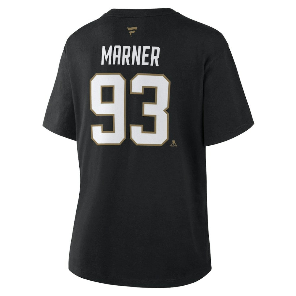 Mitch Marner Vegas Golden Knights Fanatics Women's Authentic Stack Name & Number T-Shirt -  NHL T-shirts