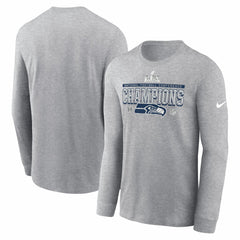 Seattle Seahawks 2025 NFC Champions Locker Room Trophy Collection Long Sleeve T-Shirt | NFL On sale
