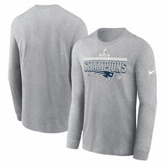 New England Patriots 2025 AFC Champions Locker Room Trophy Collection Long Sleeve T-Shirt | NFL US
