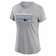 New England Patriots Women's 2025 AFC Champions Locker Room Trophy Collection T-Shirt | NFL Online